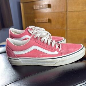 Vans Women's Pink Canvas Sneakers